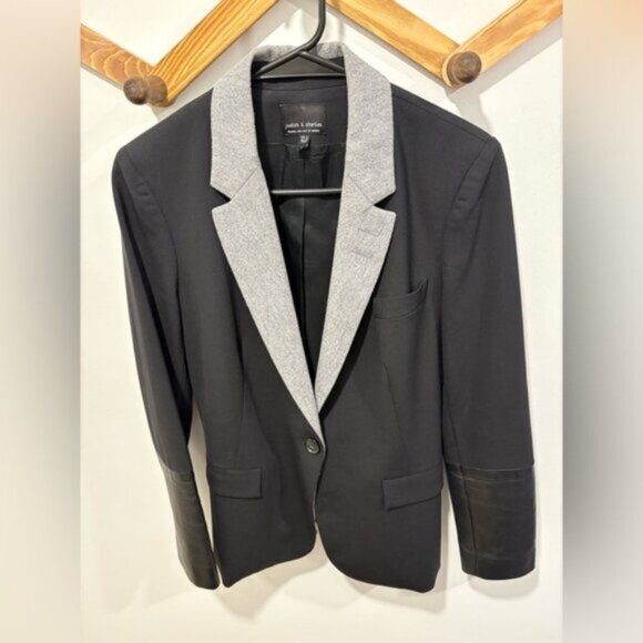 Judith and Charles BLAZER - Leather/Wool/Cotton Blend - Picture 2 of 14